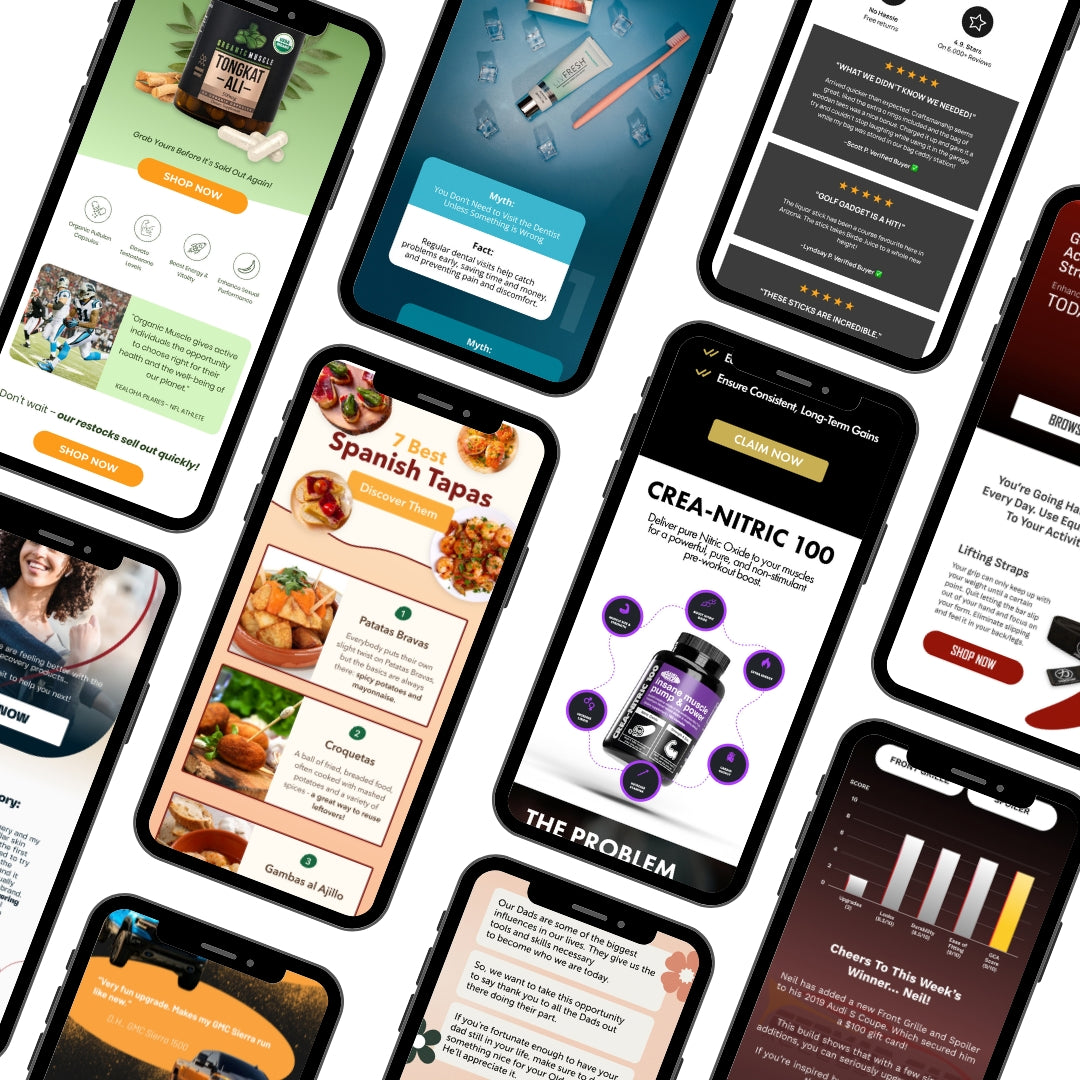 Mix & match email templates Figma | 5000 mogelijke emails